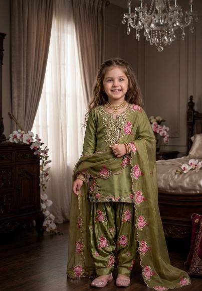 RRK 003 crepe mehndi Mumbai kids clothing market prices